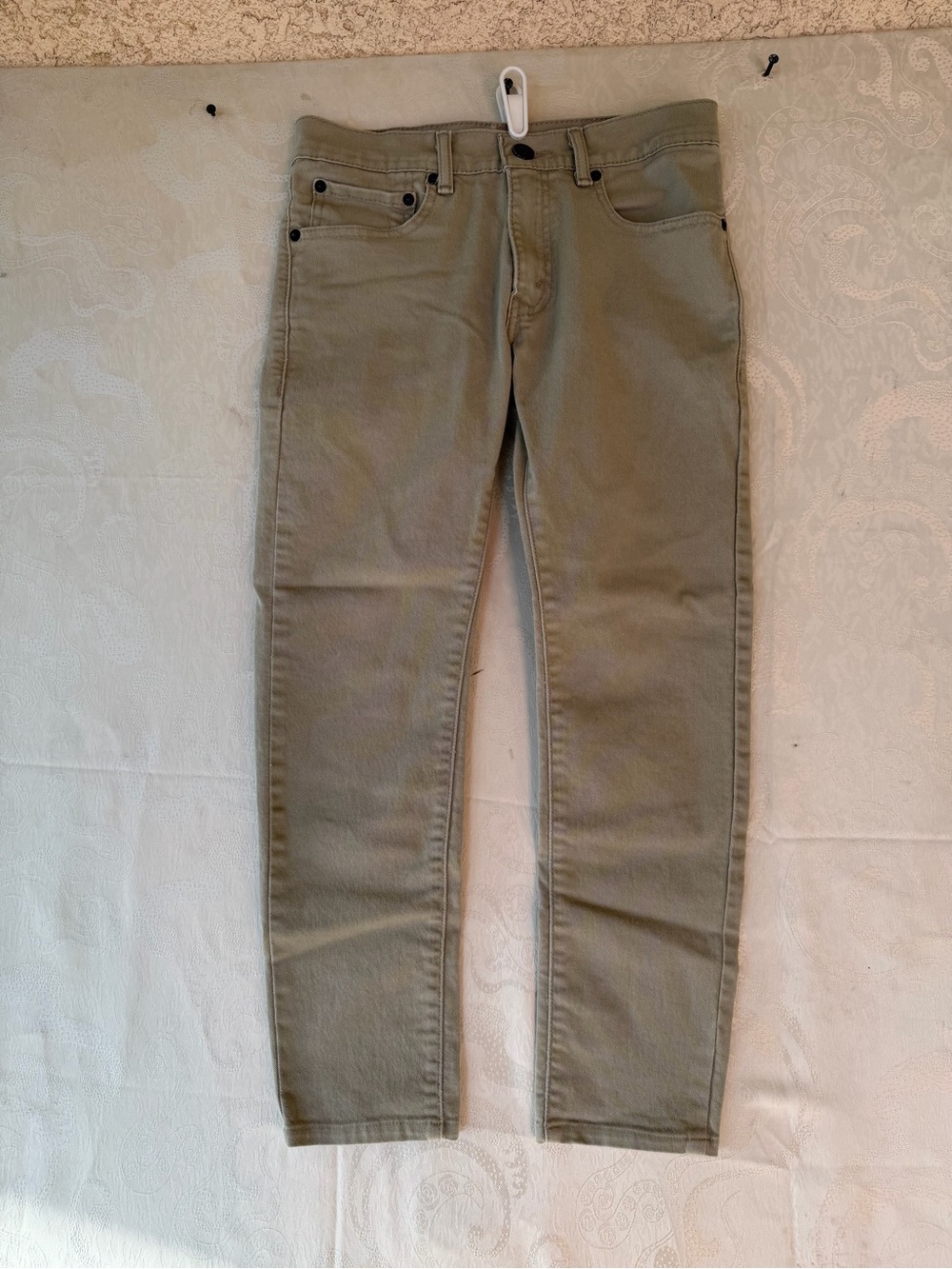 Levi's Kids Olive Green Slim Jeans
